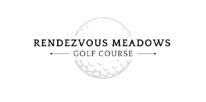Rendezvous Meadows Golf Course with golf ball logo